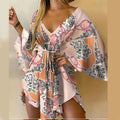 Vestido de verão boêmio feminino