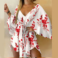 Vestido de verão boêmio feminino