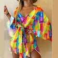 Vestido de verão boêmio feminino